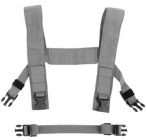 Haley Strategic Partners H-Harness Nylon Construction Gray Fits Haley Strategic Chest Rigs HARN_H_KIT-1-1-GRY
