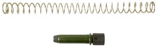 KAK Industry K-SPEC Enhanced Buffer and Spring Kit 7.3oz Black Tip Buffer Anodized Finish Olive Drab Green Includes Flat