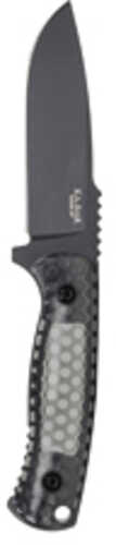 KA-BAR Knives Cool Name Fixed Blade Knife 1095 Cro-Van 4.25" Blade Length 9" Overall Length Plain Edge Drop Point Black