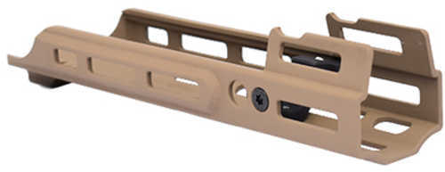 Kinetic Development Group MREX MKII FN SCAR 2.2" M-LOK Free Float Extended Hand Guard Rail System Magpul FDE