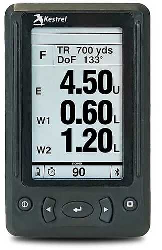 Kestrel HUD Head Up Display Series 5 For Kestrel 5700 Ballistic Weather Meters Black 0750LBLK
