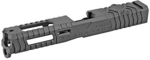 LanTac USA LLC Razorback Stripped Slide Fits Gen 1-3 Glock 17 RMR Cut with Plate DLC Finish Black 01-GSS-GEN13-G17-LT