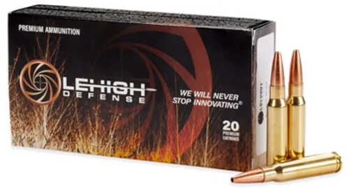 Lehigh Defense Controlled Chaos 308 Winchester 152 Grain Fracturing Tip Bthp 20 Round Box La308-152-cc