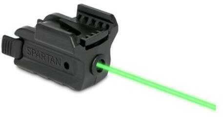 LaserMax SPSG Spartan Green 520nm Minimum 1" Picatinny/Weaver Rail Blk