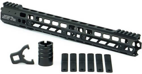 Manticore Arms Inc. Transformer Rail GEN 2 Black Fits AR-15 15" Includes 6 Polymer Grip Panels MA-19350