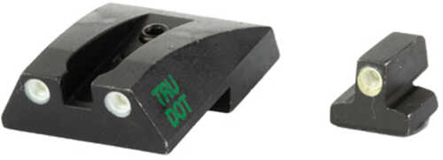 Meprolight Tru-Dot Tritium Fixed Sights Green/Green Fits S&W 1911 Full Size Novak Cut 0117653101