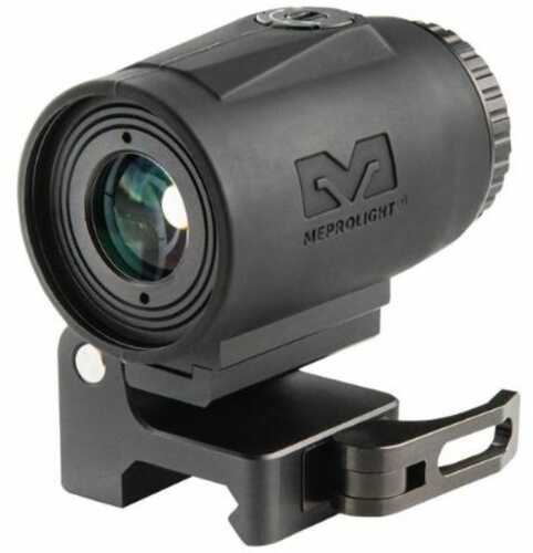Meprolight Mmx4 Magnifier 4x Power 24mm Objective Flip To Side Qd Mount Fits Picatinny Black 8016000200