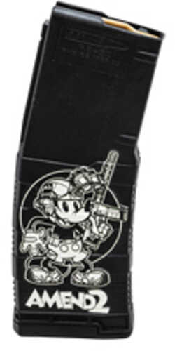 Amend2 Magazine 223 Remington/556NATO 30 Rounds Fits AR Rifles Polymer Steamboat Willie Design 556MOD3SBWL30