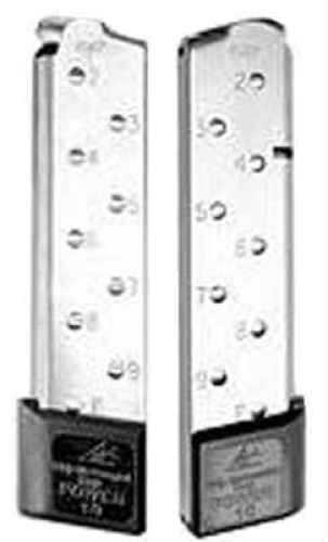 Chip Mccormick Custom CMC 1911 Power Mag Plus .45 ACP - 8 Round Stainless Steel New Design Allows Space For larger