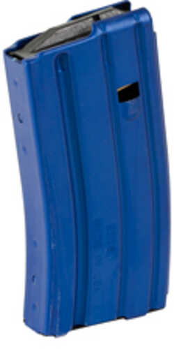 DURAMAG Magazine 223 Remington/556NATO/300 Blackout 20 Rounds Fits AR-15 Black AGF Follower Aluminum Blue