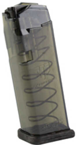 Elite Tactical Systems Group Magazine 9mm 15 Rounds For Glock 19/26 Carbon Smoke Smk-glk-19