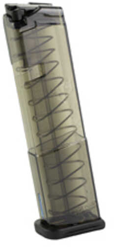 Elite Tactical Systems Group Magazine 9mm 12 Rounds For Glock 43 Carbon Smoke Smk-glk-43-12