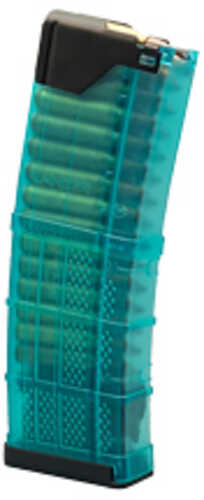 Lancer Magazine L5 Advanced Warfighter 223 Remington/556nato 30 Rounds Fits Ar Rifles Polymer Translucent Blue 999-000-2