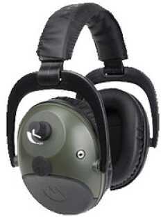 Motorola Electronic Hearing Protection/Amplification Headset OD Green Stereo/Hearing Protector Aux Cord MHP81