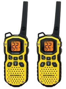 Motorola 2-Way Radios 35 Mile Range Water Proof Floats Noaa Flashlight PTT VOX MS350R