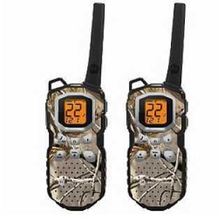 Motorola 2-Way Radios 35 Mile Range Water Proof Floats Noaa Flashlight PTT VOX MS355R