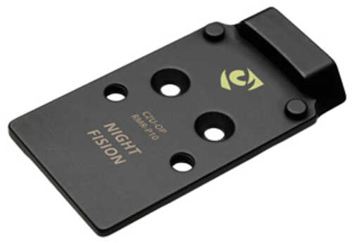 Night Fision Pistol Optic Plate Fits Optic Ready CZ P10 Trijicon RMR/Holosun 507C Black CZU-OP-RMR-P10