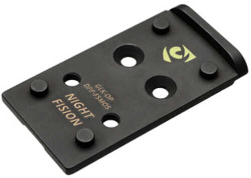 Night Fision Pistol Optic Plate Fits Full Size Glock MOS Leupold Delta Point Pro Black GLK-OP-DPP-FSMOS