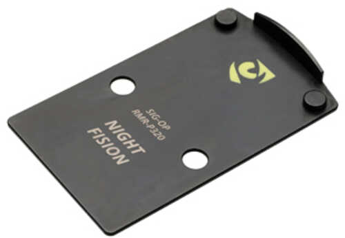 Night Fision Pistol Optic Plate Fits Optic Ready Sig P320 Trijicon RMR/Holosun 507C Black SIG-OP-RMR-P320