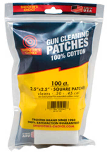 100 2.5X2.5" SQUARE PATCHES BAGGED