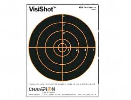Champion Visishot Targets 100 Yard Sight In 10 Pack Md: 45802