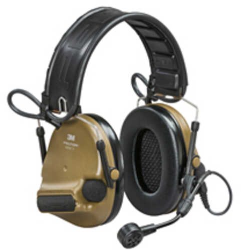 3M/Peltor ComTac VI Defender Electronic Earmuff Matte Finish Coyote Brown NIB (Natural Interaction Behavior) Wireless Te