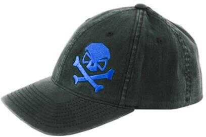Pipe Hitters Union Skull & Crossbones Hat Black/Blue Small/Medium PC501BBLUESM