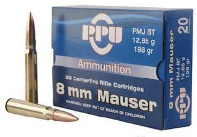 8mm Mauser 198 Grain Full Metal Jacket 20 Rounds Prvi Partizan Ammunition