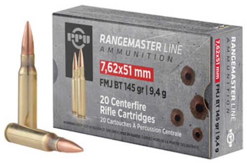 7.62 NATO 145 Grain Full Metal Jacket Boat Tail 20 Rounds Prvi Partizan Ammunition