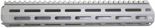 Q Honey Badger Rail Kit M-lok 12" Fits Badger/ar Upper Receivers Clear Anodized Finish Gray Includes Barrel Nut