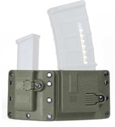 Raven Concealment Systems Copia Double Magazine Pouch Ambidextrous Fits (1) AR-15 Magazine and 1-Double Stack Pistol Mag