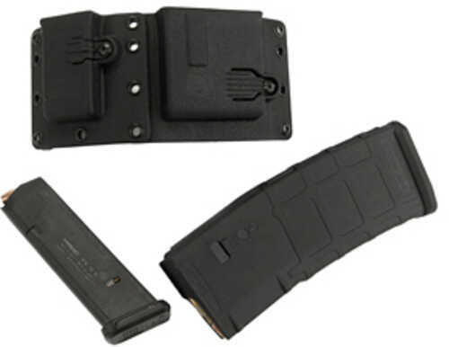 Raven Concealment Systems Copia Double Magazine Pouch Ambidextrous Fits (1) AR-15 Magazine and 1-Double Stack Pistol Mag