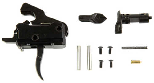 Rise Armament Super Sporting Trigger Curved Fits AR15 3.5 LB Pull Ambidextrous Safety Matte Finish Black T017-6423-BLK