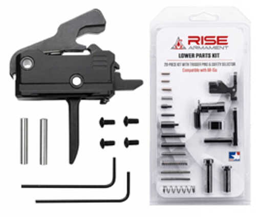 Rise Armament Rave Lower Parts Kit Black Lower Parts Kit