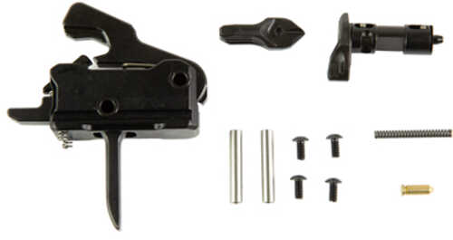 Rise Armament Super Sporting Trigger Flat Fits AR15 3.5 LB Pull Ambidextrous Safety Matte Finish Black T017F-6423-BLK
