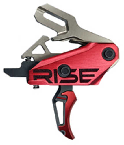 Rise Armament Rev 535 Trigger Fits AR Style Rifles Black and Red T35-BR