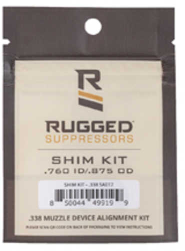 Rugged Suppressors Shim Kit For Aligning Muzzle Devices Fits 3/4x24 or M18X51 Muzzle Threading SA017