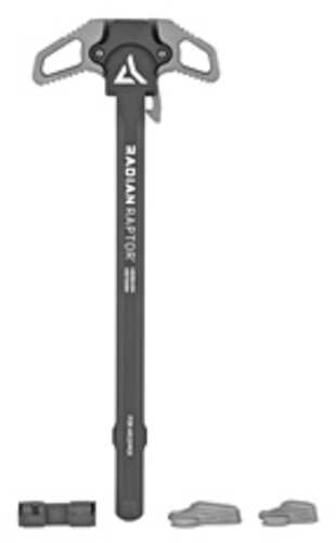 Radian Weapons R0299 Raptor Charging Handle With Talon Safety AR-15, M16 Tungsten Gray Aluminum