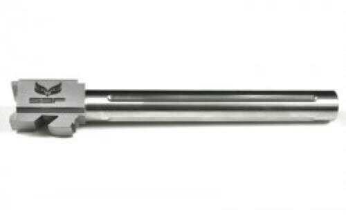 S3FSolutions Drop In Match Grade Barrel for Glock 24 .40 S&W Fluted 416R Stainless Steel Natural Finish