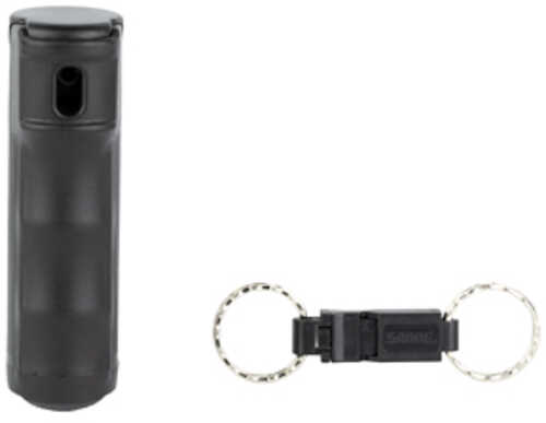 Sabre Pepper Gel Spray Black with Whistle Keychain Model: F15-BUSG-W2