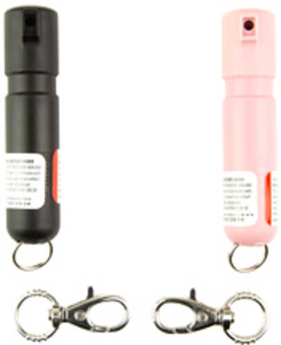 Sabre Mighty Discreet Pepper Spray Powerful Stream .18oz Black and Pink MD-BKPK-04