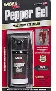 Sabre Tactical Pepper Gel With Flip Top and Holster Model: MK-3-GEL-H-US