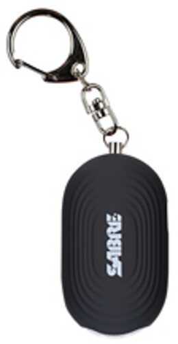 Sabre 2-in-1 Alarm 130db 20 Lumen LED Light Snap Hook Black PA-LEDBK-02