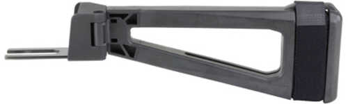 SB Tactical AKTF Side Folding Stabalizing Brace Fits AK Black Includes AK Adapter Adjustable Nylon Strap AKTF-01-SB