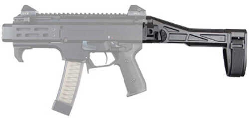 SB Tactical SBTEVO-G2 Side Folding Stabalizing Brace Fits CZ Scorpion 3+ and Scorpion EVO Black Includes Adjustable Nylo