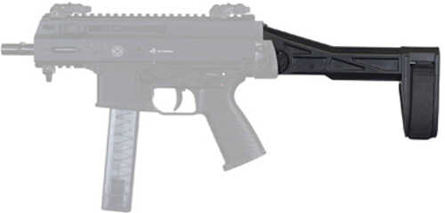 SB Tactical SBT-G2 Side Foldling Stabilizing Brace Fits HK UMP and B&T APC Black Includes Adjustable Nylon Strap SBT2-01