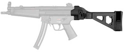 SB Tactical SBT522 Side Folding Stabilizing Brace Fits HK MP5 .22LR Black Includes Adjustable Nylon Strap SBT522-01-SB