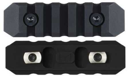 Seekins Precision M-LOK 5 Slot Rail Section Aluminum Black Finish 0010560079