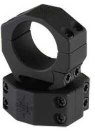 Seekins Precision Scope Ring 1.26" Extra High 30mm 4 Cap Screw Black Finish 0010620016
