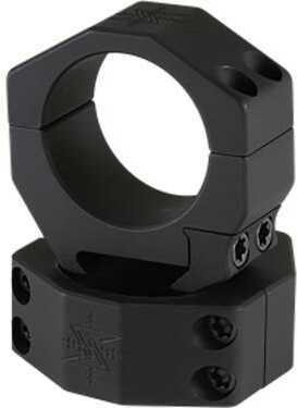 Seekins Precision 0010630006 34mm 1" Low Black Hardcoat Anodized